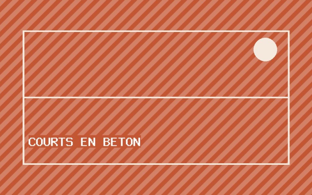 Courts en beton